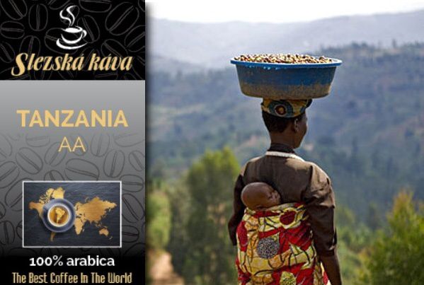 Slezská káva a čaj Tanzania AA Plus Utengule Estate 150g