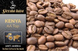 Slezská káva a čaj Kenya AA TOP 150g | zrnková, hrubě mletá - překapávaná, french press, středně mletá - turek, kapsle, jemně mletá - espresso, velmi jemně mletá - džezva