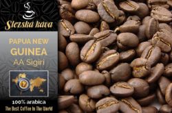 Slezská káva a čaj Papua Nová Guinea AA Sigiri 250g | zrnková, hrubě mletá - překapávaná, french press, středně mletá - turek, kapsle, jemně mletá - espresso, velmi jemně mletá - džezva