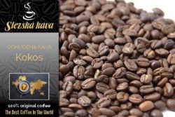 Slezská káva ochucená Kokos 150g | zrnková, hrubě mletá - překapávaná, french press, středně mletá - turek, kapsle, jemně mletá - espresso, velmi jemně mletá - džezva