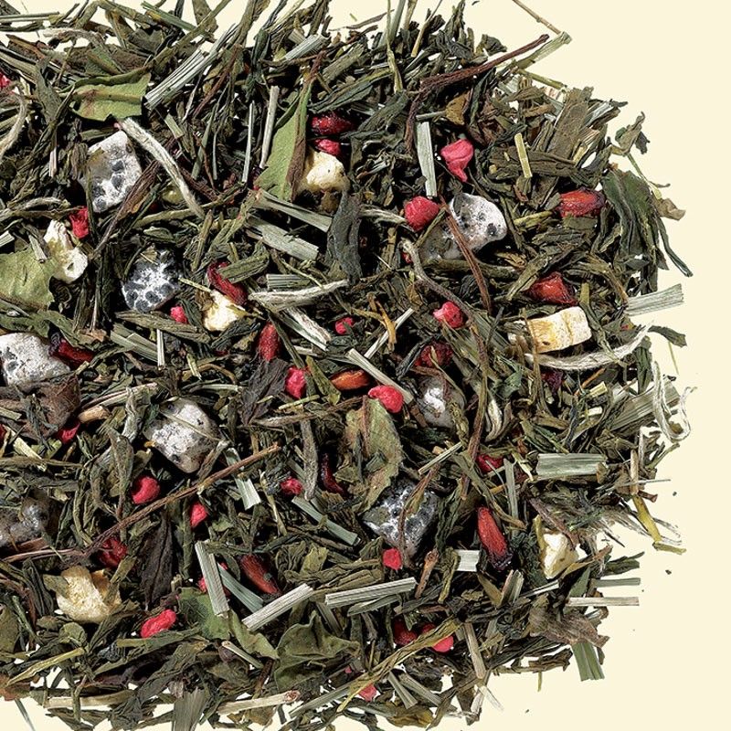 Ochucený čaj zelený/bílý Dračí ovoce - Pitahaya 50g Slezská káva a čaj